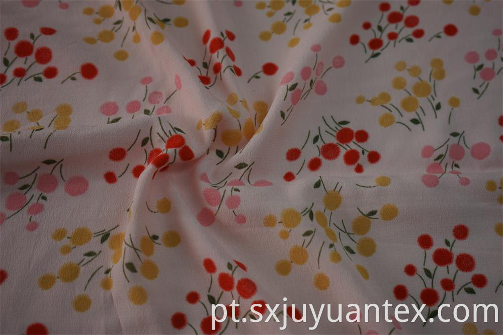 Eco-Friendly Morocian Crepe Print Fabric
